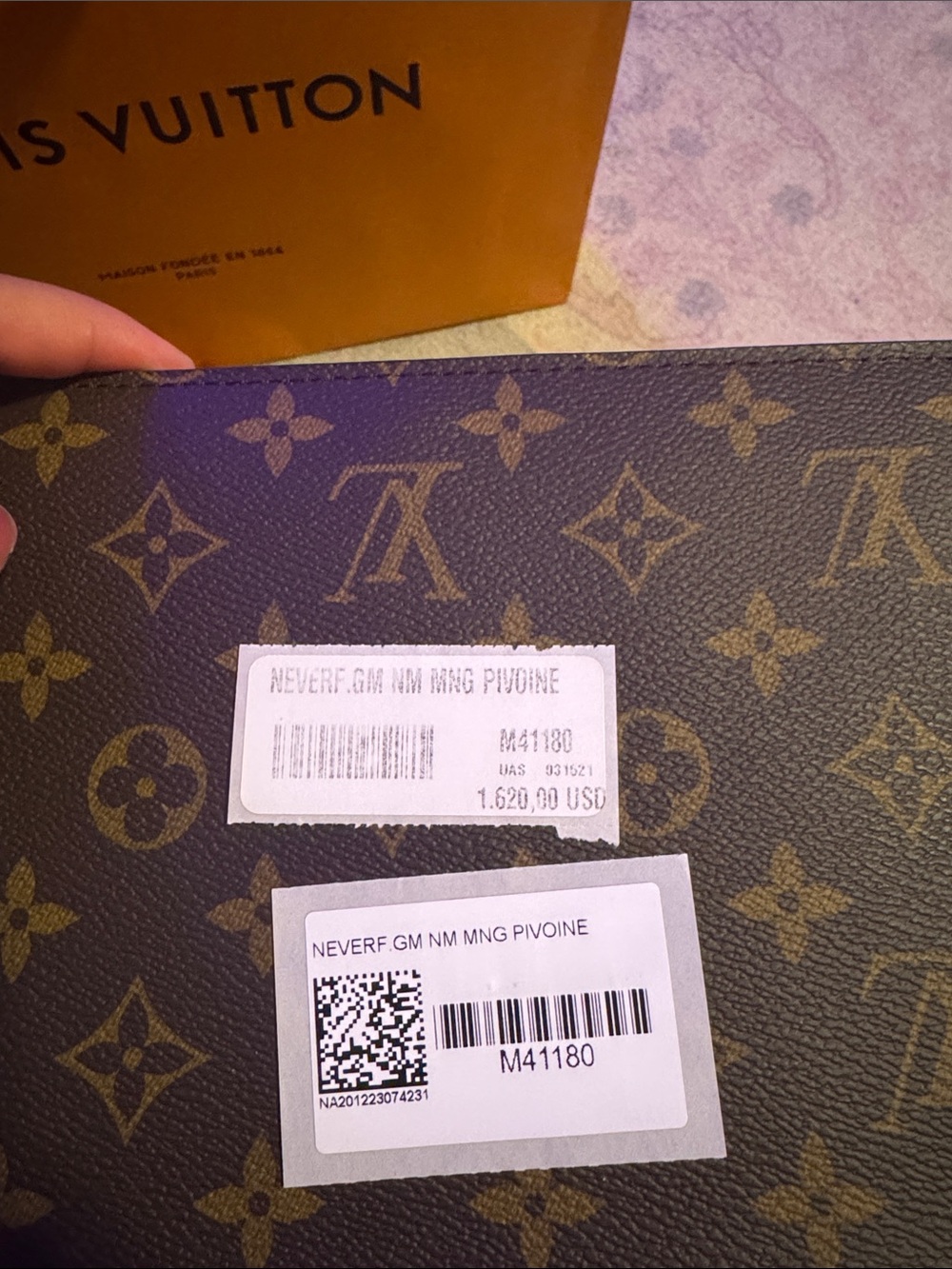 Louis Vuitton Monogram Neverfull GM Tote in Brown with Vachetta Trim - Picture 8 of 8